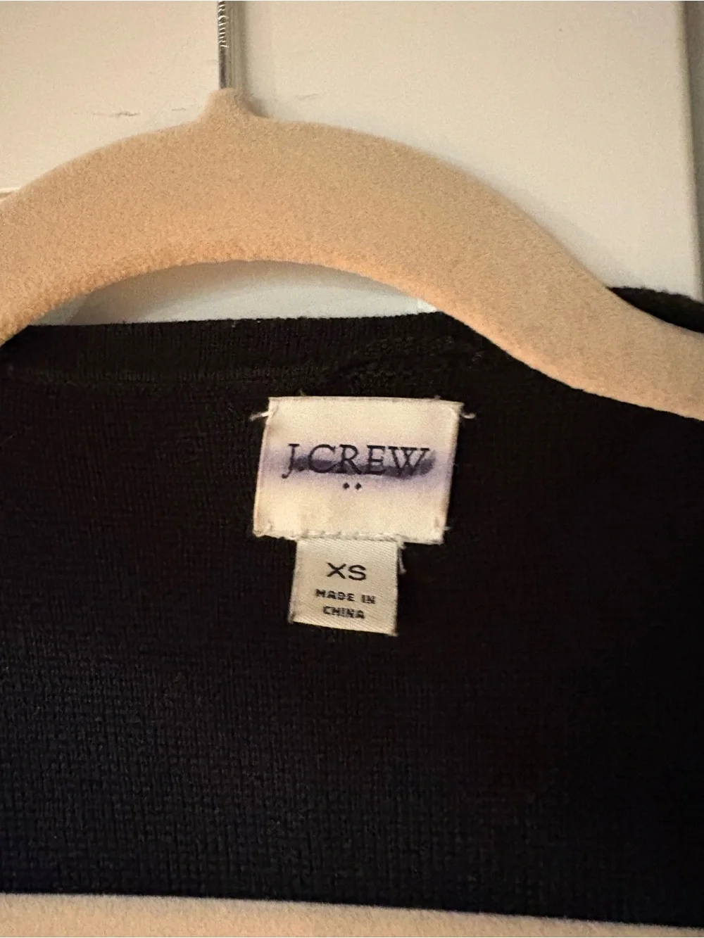 J. Crew Black Open-Front Knit Blazer